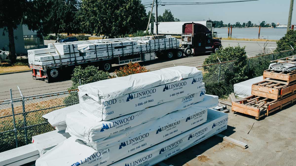 shipping your custom home